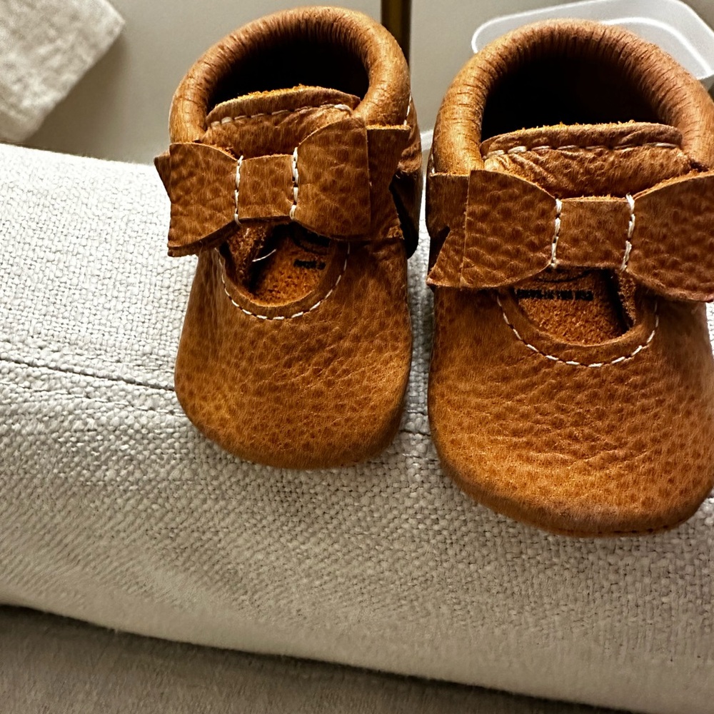 Brown Leather Kids Shoes